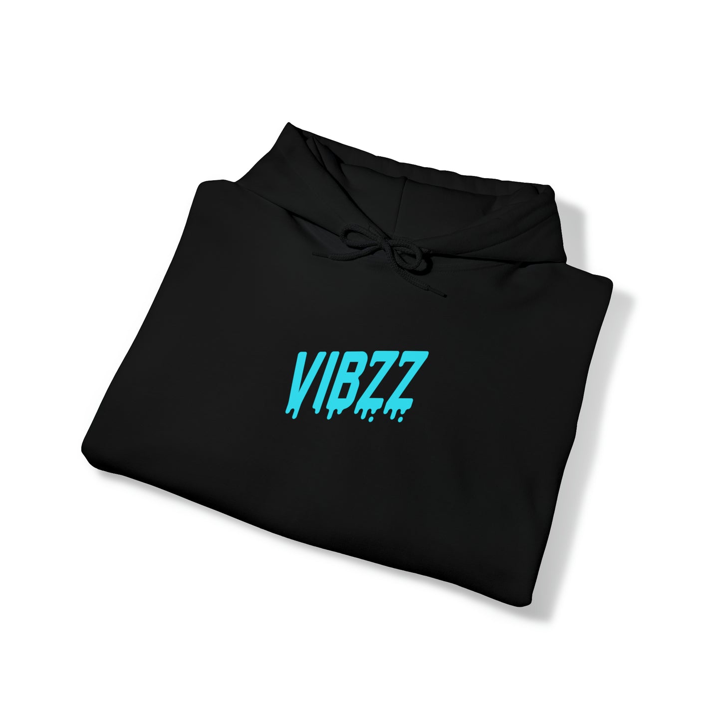 Vibzz Hoodie Blue on Black