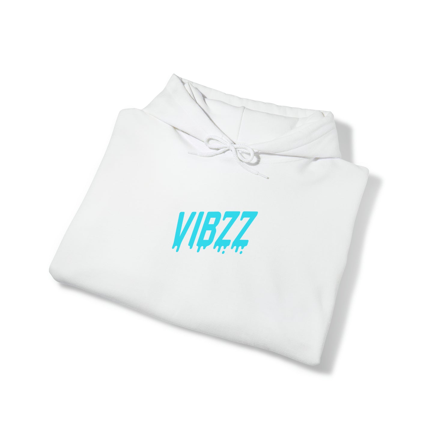 Vibzz Hoodie Blue on White