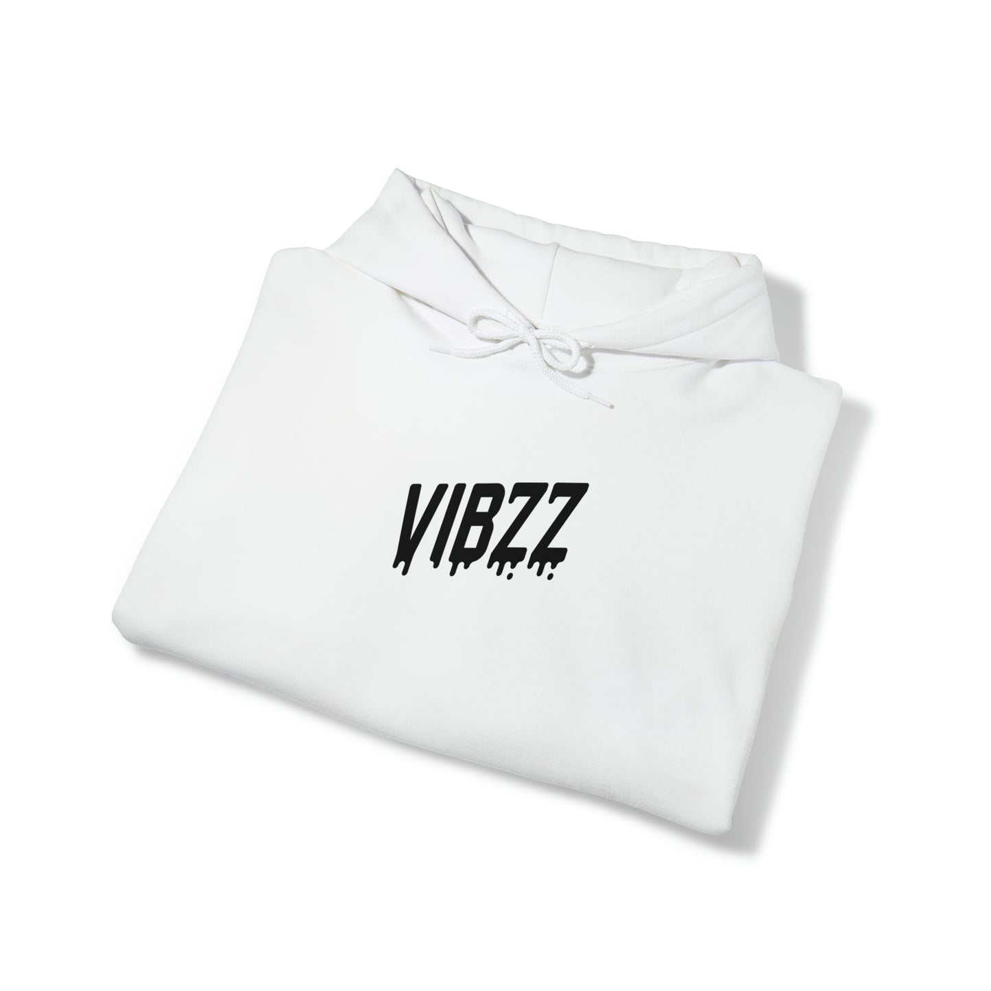 Vibzz Hoodie Black on White