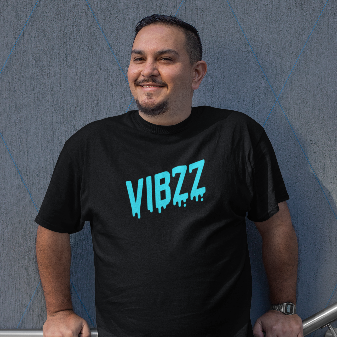 Vibzz Blue on Black